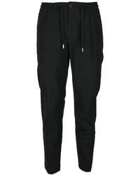 Suns - Broeken ,Zwart ,Slim-Fit Broek - Lyst