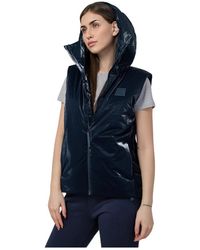 Rains - Jassen ,Blauw ,Polyester Sporty Loop Vest Ink - Lyst