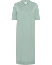 Saint Tropez - Kleedjes ,Groen ,Blauwe Surf Melange Polo Jurk - Lyst