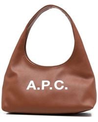 【関税&送料込】A.P.C. Caramel Synthetic Leather Shopping Ba A.P.C. Ninon Vegan Leather Tote Bag | Liberty