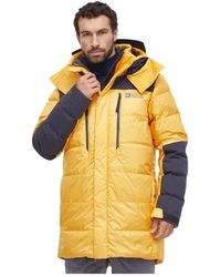 Jack Wolfskin - Fitness ,Geel ,Wol 1995 Series Cook Hooded Jacket - Lyst