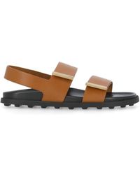 Tod's - Flat Sandals - Lyst