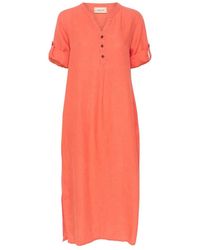 Cream - Midi Dresses - Lyst