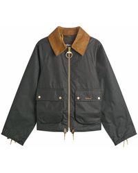 Barbour - Fitness ,Groen ,Katoen Marron Waxed Jacket - Lyst