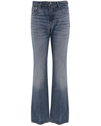 Haikure - Jeans ,Blauw ,Katoen Flora Flared Jeans - Lyst