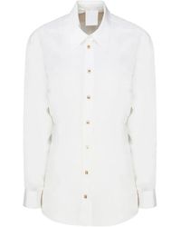 Givenchy - Camisa blanca de seda con detalle de estrás - Lyst