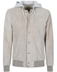 Eleventy - Leather Jackets - Lyst
