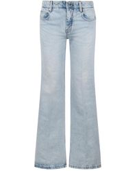 Ami Paris - Jeans de mezclilla flare fit con aberturas - Lyst