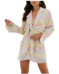 NA-KD - Kurzes Kleid Mit Verdrehtem Vorderteil - Lyst