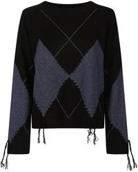 Pinko - Berna Ronde Hals Trui - Lyst