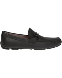 Ferragamo - Herren Driver Mokassin Mit Gancini-Element Größe - Lyst