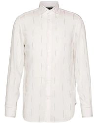 Emporio Armani - Overhemden ,Wit ,Witte Casual Overhemden 6R1Cn 11Nkgzf 1C6 - Lyst