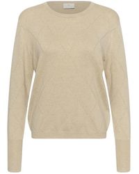 Kaffe - Rundhals-Strickpullover - Lyst