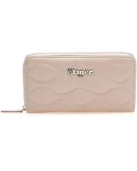 Blauer - Accessoires ,Gewatteerde Portemonnee Met Ritssluiting - Lyst
