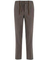 Kiton - Slim-Fit Trousers - Lyst
