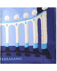 Ferragamo - Accessoires ,Veelkleurig ,Silky Scarf - Lyst