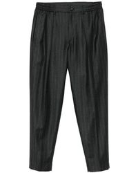 Tagliatore - Broeken ,Grijs ,Wol P-Gord 24 Broeken - Lyst