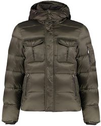 Moorer - Daunenjacke Mit Kapuze Und Gerippten Bündchen - Lyst