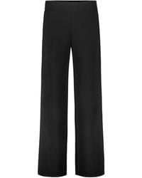 Vera Mont - Broeken ,Zwart ,Wijde Broek Met Elastische Taille - Lyst