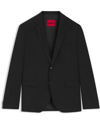 HUGO - Jassen ,Zwart ,Wol Arti 253X-Mh Blazer - Lyst