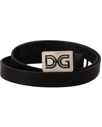 Dolce & Gabbana - Erhöhen sie ihren stil mit einem authentischen italienischen ledergürtel - Lyst
