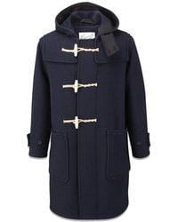 Gloverall - Jassen ,Blauw ,Katoen Original Monty Duffle Coat - Lyst