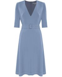 Kocca - Elegantes Gürtel Maxikleid - Lyst