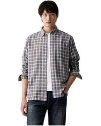 Les Deux - Checked Shirt - Lyst