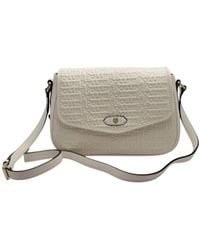 Pollini - Schultertasche Mit Logo-Buchstaben Und Patte - Lyst