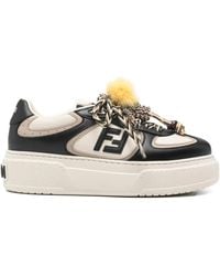 Fendi - Schoenen ,Veelkleurig ,Leer Match Sneakers - Lyst