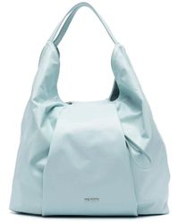 Vic Matié - Türkisblaue kalbsleder-tote-tasche - Lyst