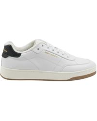 Saint Laurent - Schoenen ,Wit ,Leer Sl/61 Sneakers - Lyst