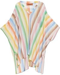 Missoni - Badmode ,Veelkleurig ,Poncho Met Patroon - Lyst