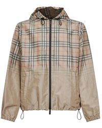 Burberry - Jassen ,Veelkleurig ,Polyester Light Jacket - Lyst