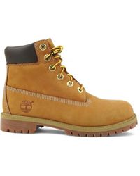 Timberland - Schoenen ,Bruin ,Leer Premium 6-Inch Waterdichte Veterboot - Lyst