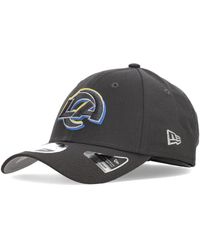 KTZ - Accessoires ,Grijs ,Polyester Gebogen Visor Hat Nfl Draft Los Angeles Rams - Lyst