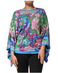 Dolce & Gabbana - Overhemden ,Veelkleurig ,Bloemen Tuniek Blouse Top - Lyst