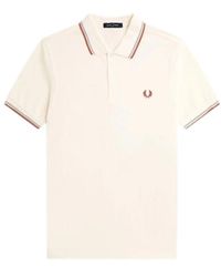 Fred Perry - Tops /Blauw Twin Tipped Polo Shirt - Lyst