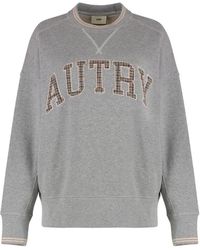 Autry - Hoodies & Sweatvesten ,Grijs ,Varsity Letter Sweatshirt - Lyst