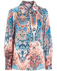 Dea Kudibal - Blusa slim fit elegante con stampa decorativa - Lyst