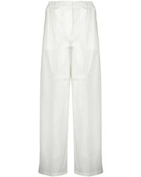 Patou - Rechte Broek Met Elastische Taille - Lyst