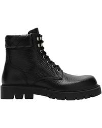 Bottega Veneta - Premium Grained Leather Ankle Boots - Lyst