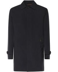 Moorer - Jassen ,Blauw ,Leer Vittor-Ac Jacket - Lyst