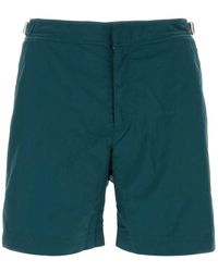 Orlebar Brown - Grüne bulldog badehose - Lyst
