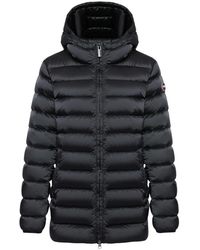 Colmar - Fitness ,Zwart ,Gewatteerd Jack Met Capuchon - Lyst