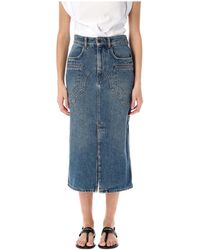 Isabel Marant - Denim Skirts - Lyst