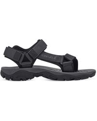 S.oliver - Schwarze casual offene flache sandalen - Lyst