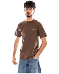 Vans - Tops ,Bruin ,Katoen New Left Chest Ss Tee - Lyst