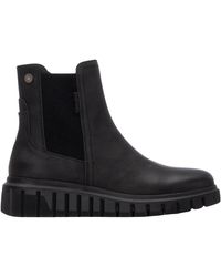 Refresh - Schwarze Stiefeletten Aus Kunstleder - Lyst