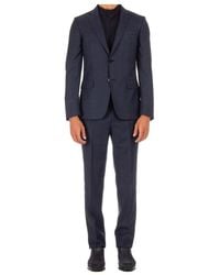 ZEGNA - Kostuums ,Blauw ,Wol Single Breasted Suit Set - Lyst